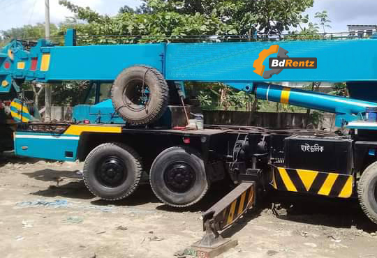 construction equipment truck mounted crane in bangladesh