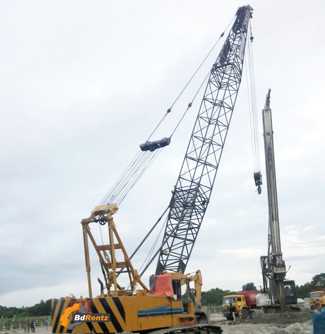 heavy construction equipment crawler crane 50 ton kobelco in Bangladesh
