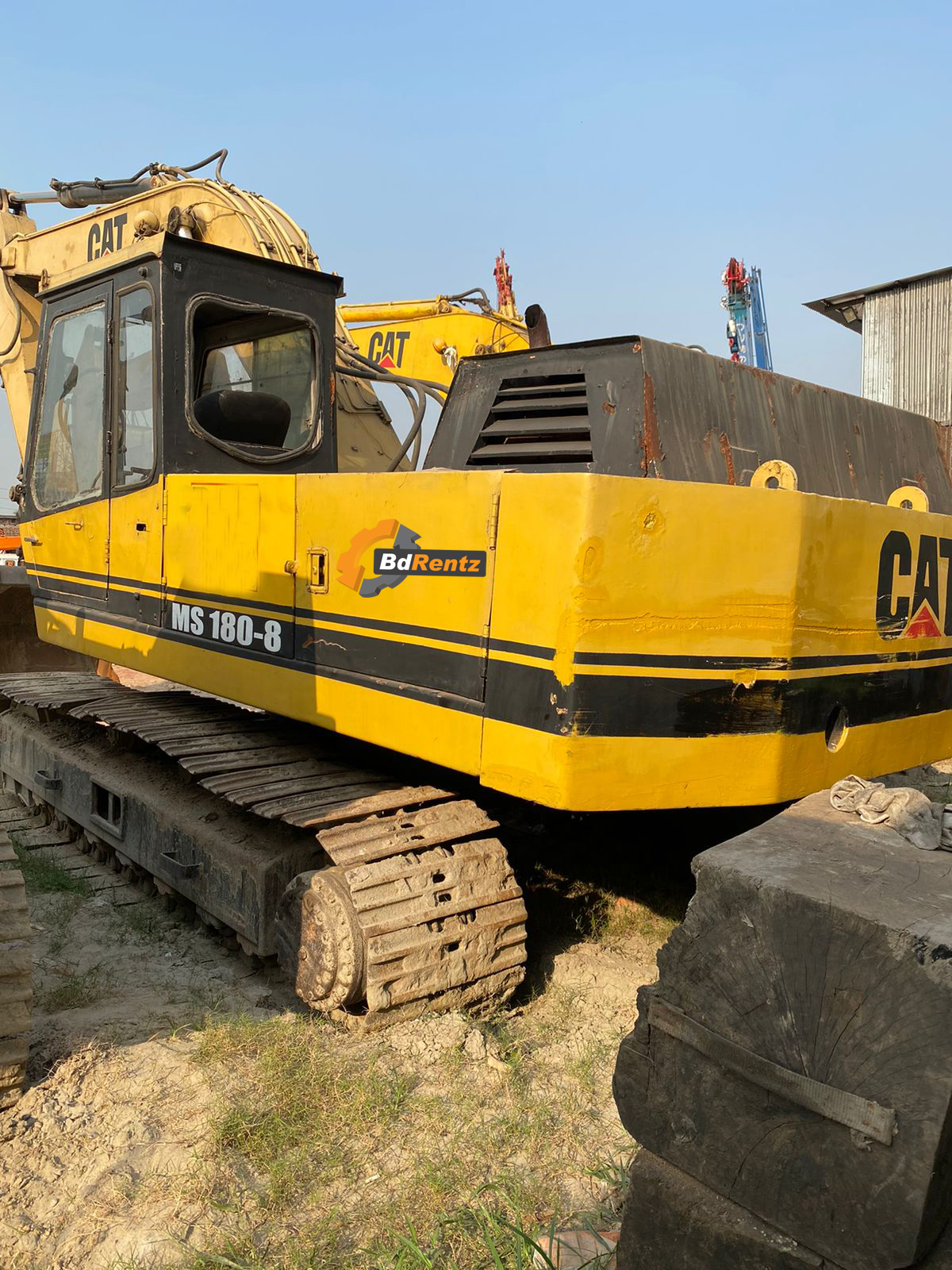 heavy construction equipment cat excavator ms 180 in Bangladesh