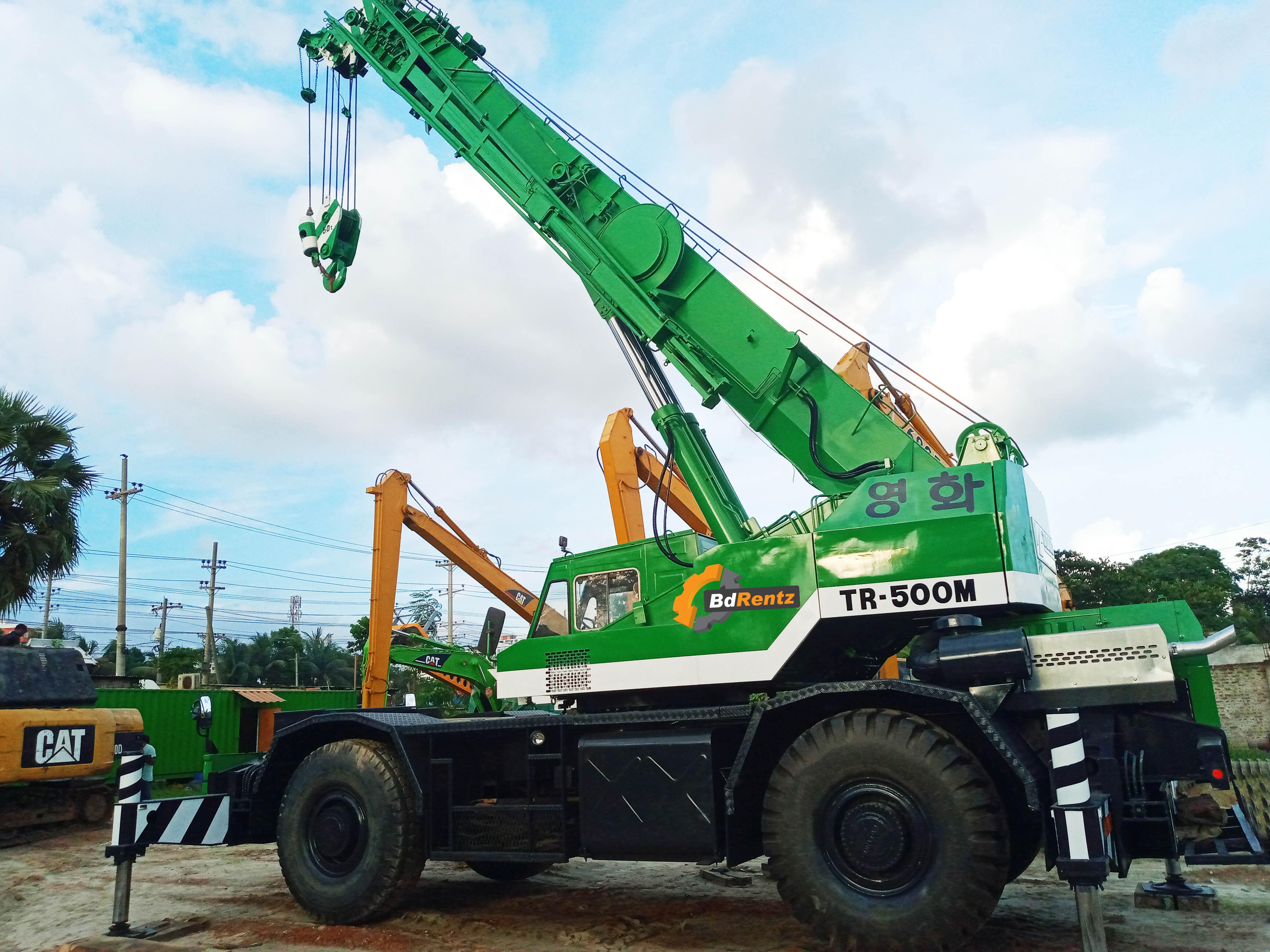 heavy construction equipment tadano crawler crane 50 ton Bangladesh