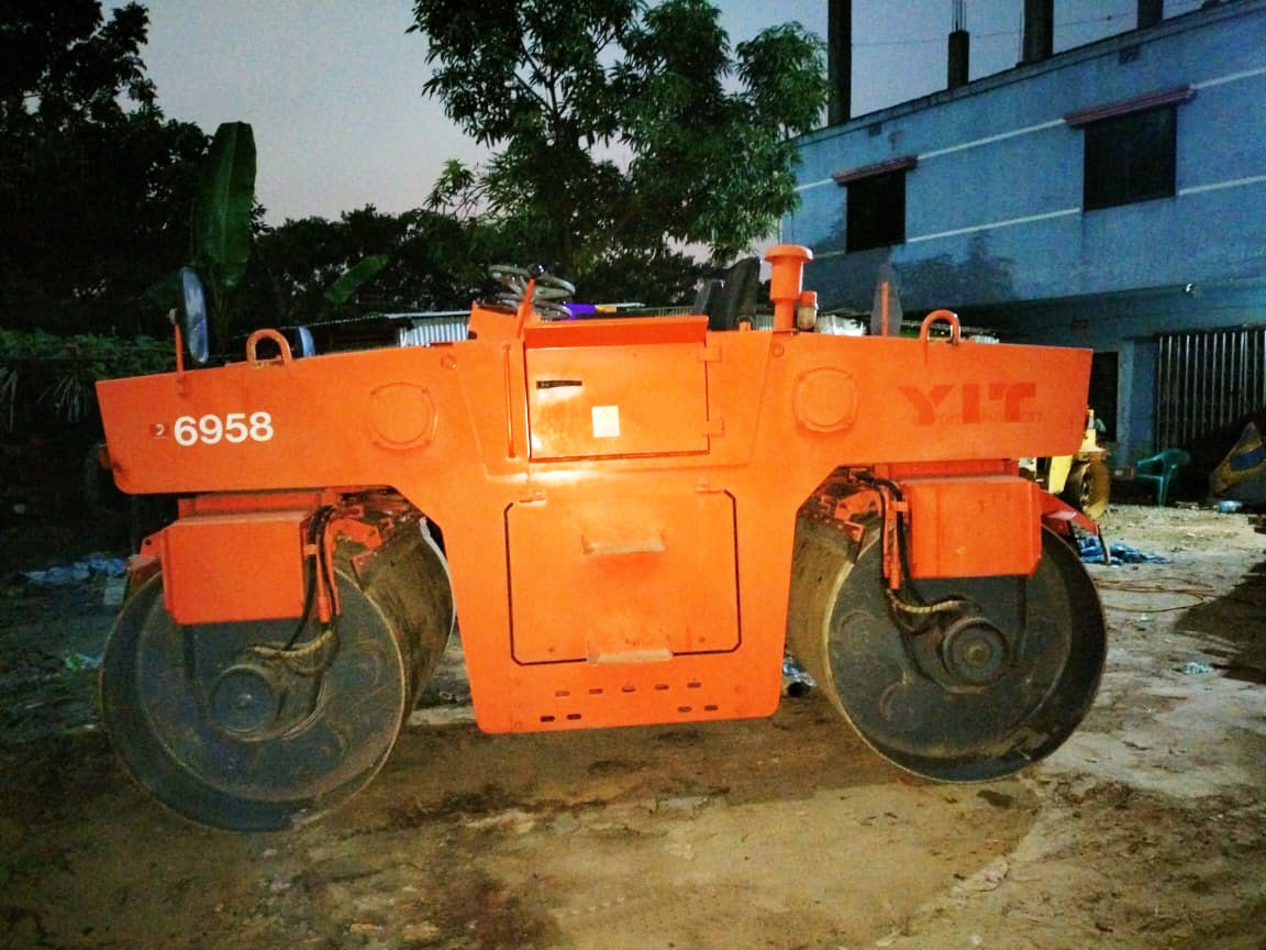 heavy road construction equipment tendem roller in bd