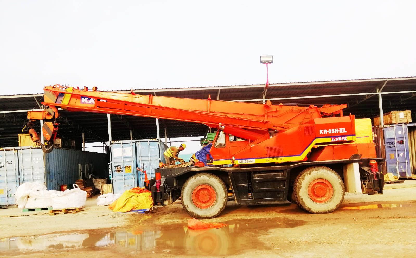 kato 25ton rough terrain crane rental company in bd