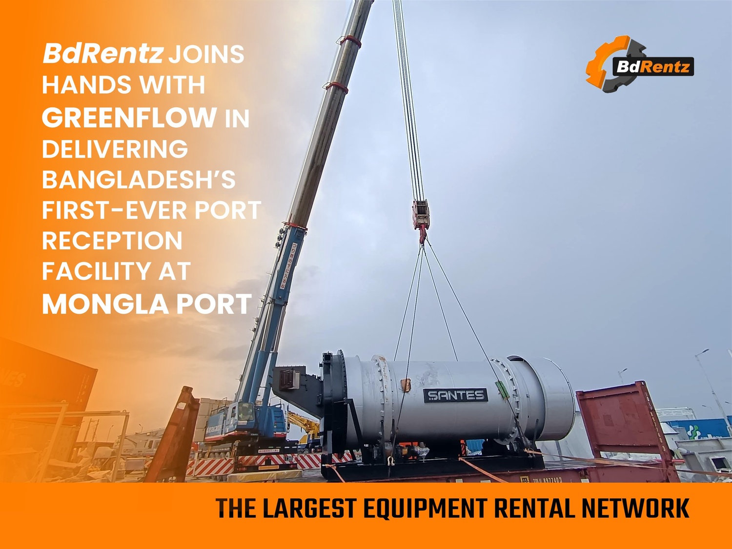 BdRentz Joins Hands with Greenflow in Delivering Bangladesh’s First-Ever Port Reception Facility at Mongla Port
