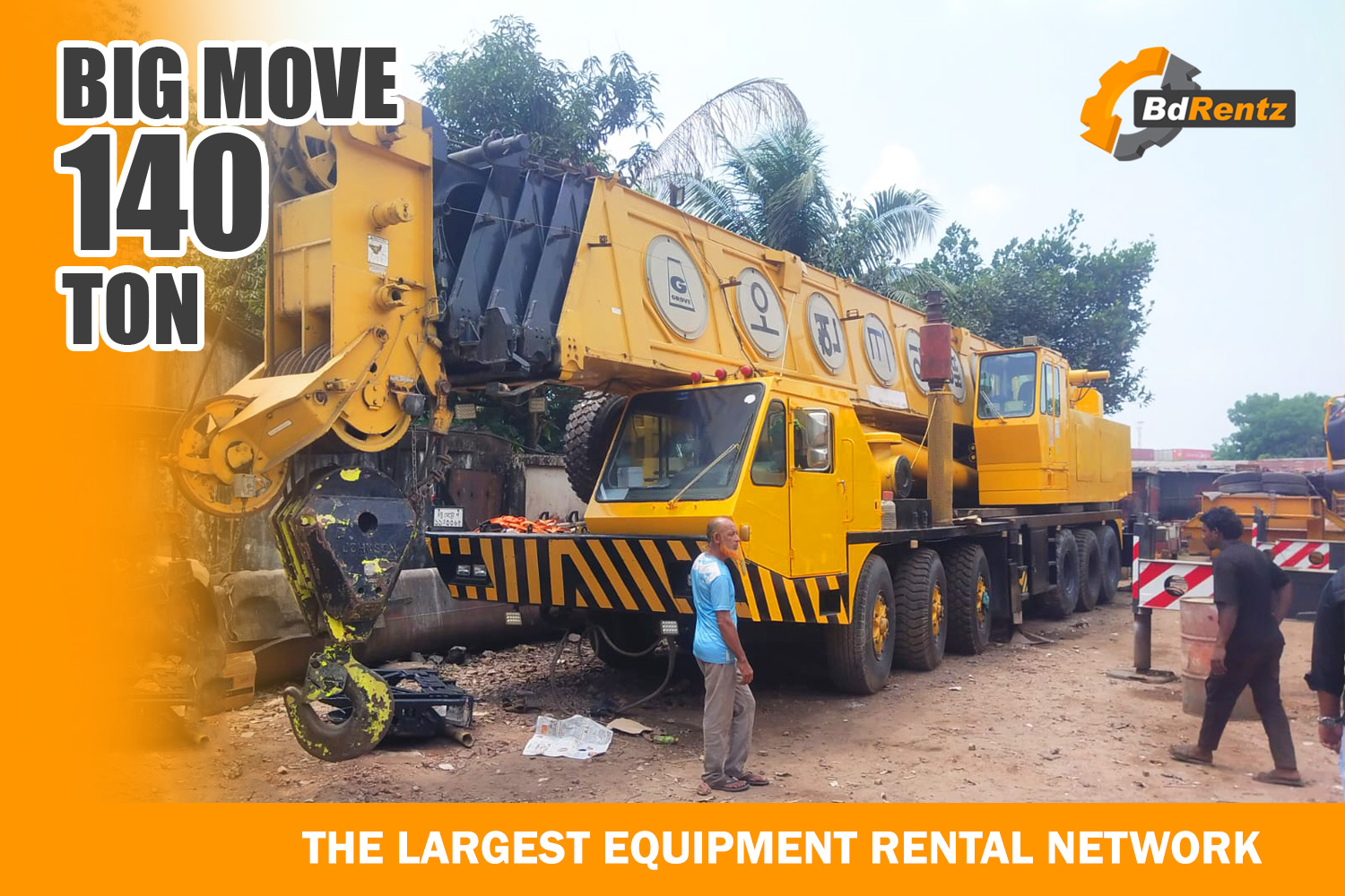 THE GROVE 140 TON ALL TERRAIN CRANE