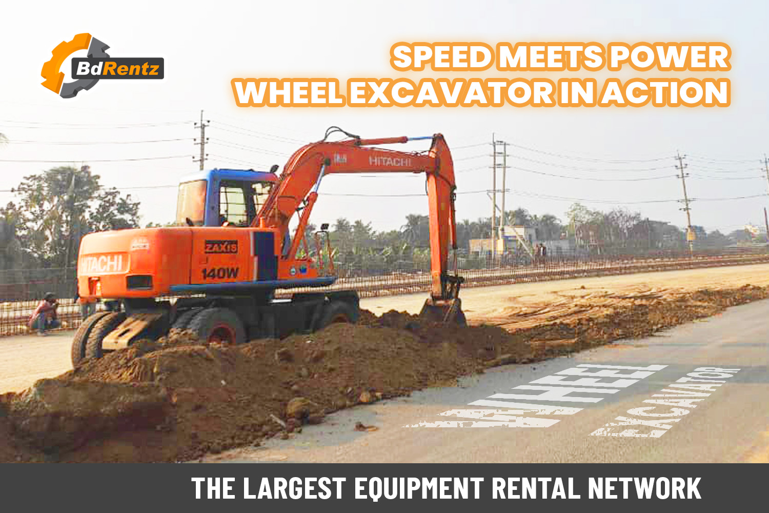 Speed Meets Power | Wheel Excavator in Action